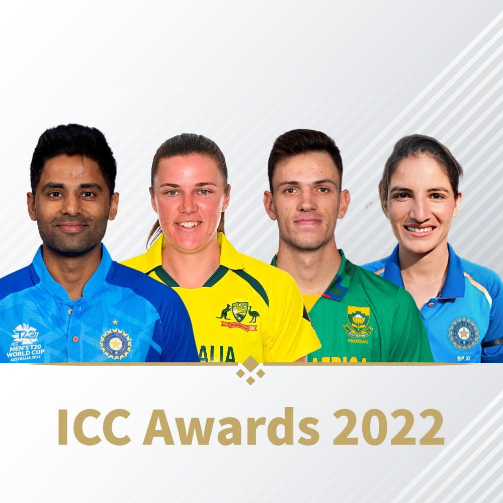 4 Winners Revealed for ICC Awards 2022 J7Sports