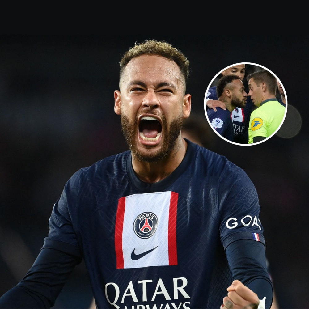 Neymar Storms Off Field After Getting Red Card J7Sports